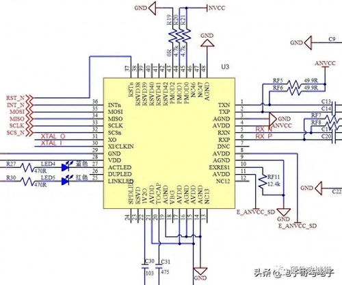 以太網通信硬件電路設計方案的集成電路設計探析